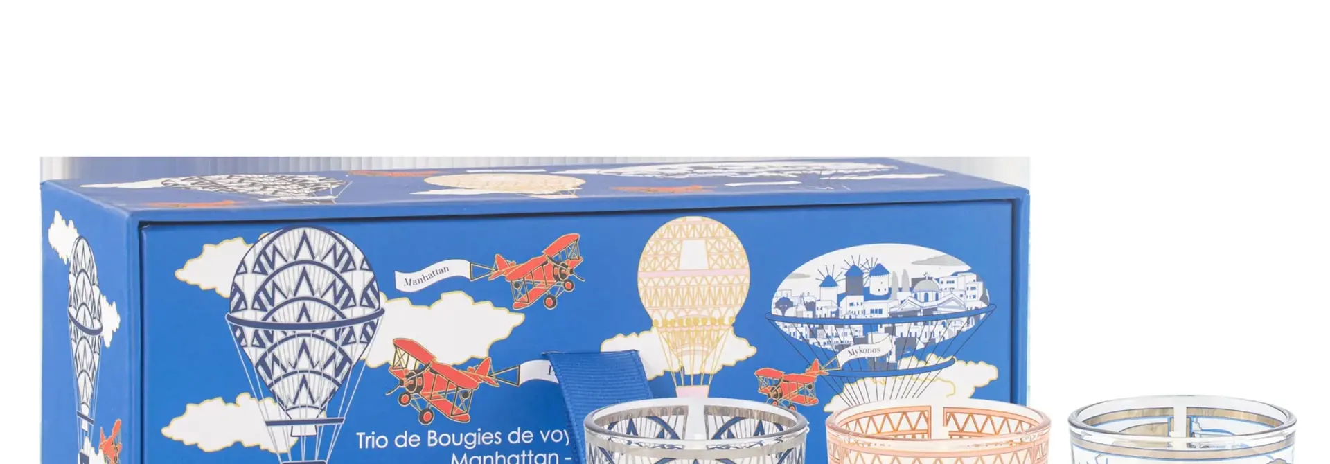 My First Trio Candles Travel Set Manhattan-Paris-Mykonos