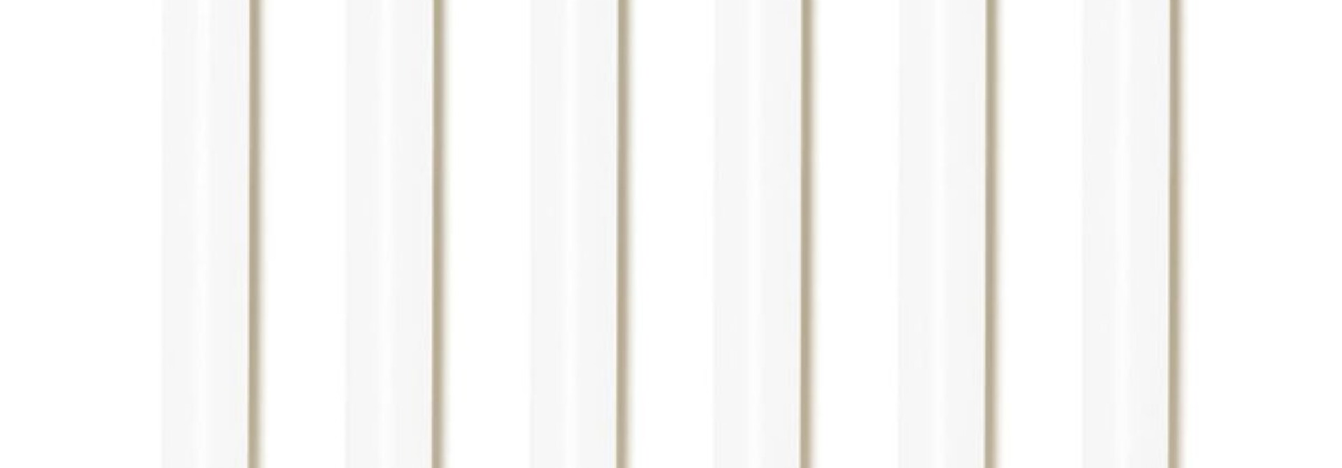 Set of 6 Candles Royal White 28cm