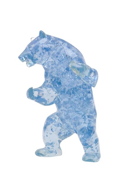 Sculpture Miniature Bear Bubble - Blue Edition