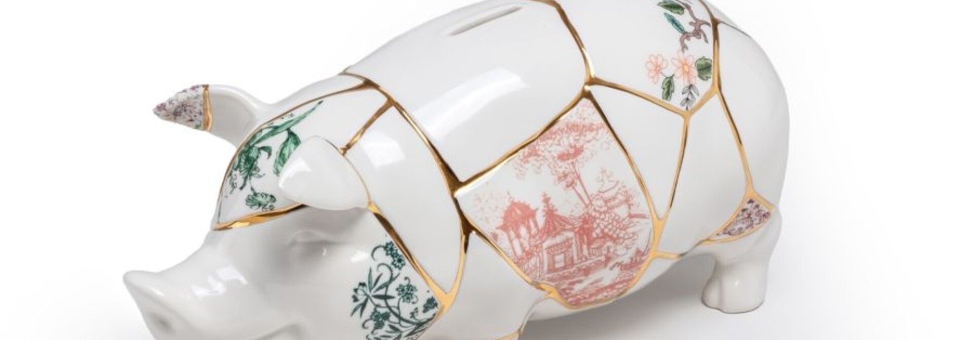 Tirelire Piggy Bank Kintsugi