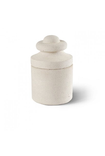 Travertine Candle Agafay Cactus M