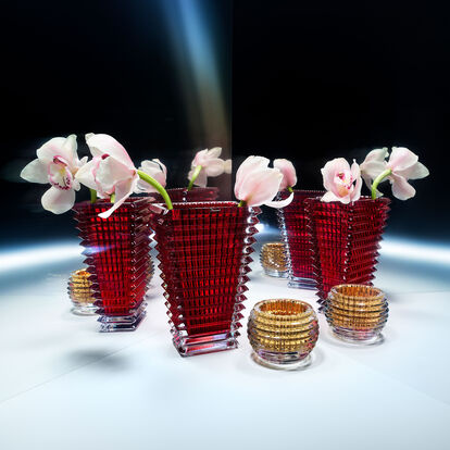 Eye Rectangular Vase Clear L-3