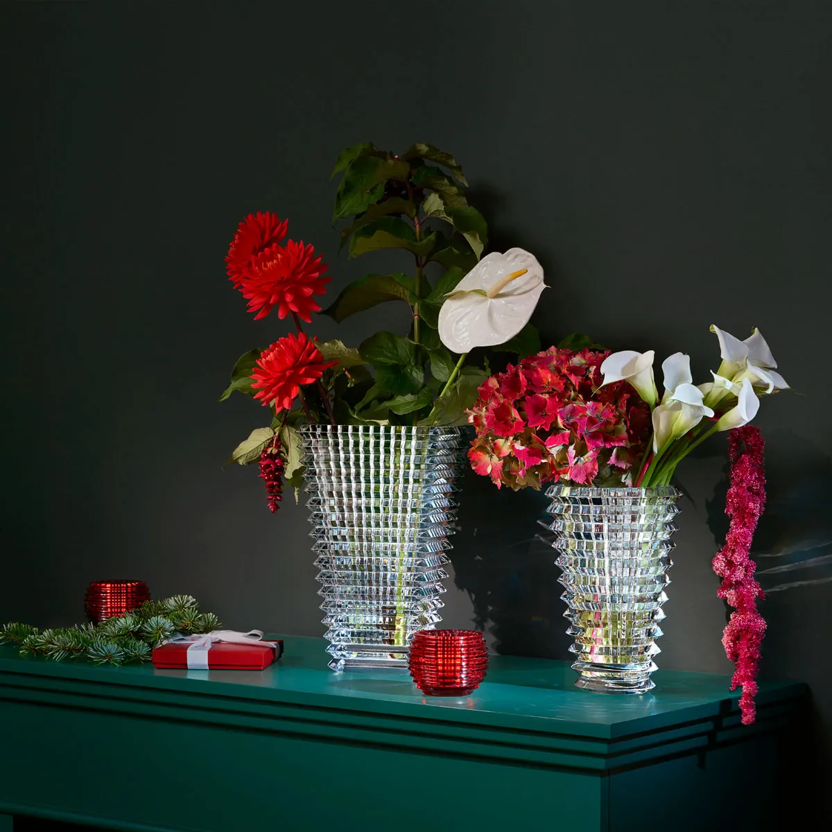 Eye Rectangular Vase Clear L-2