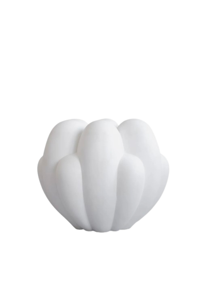 Vase Bloom Big Bone White