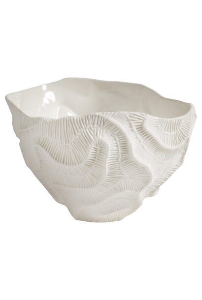 Bowl Perla Fossila White