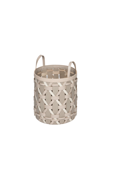 Round Palu Basket Light Grey 34cm