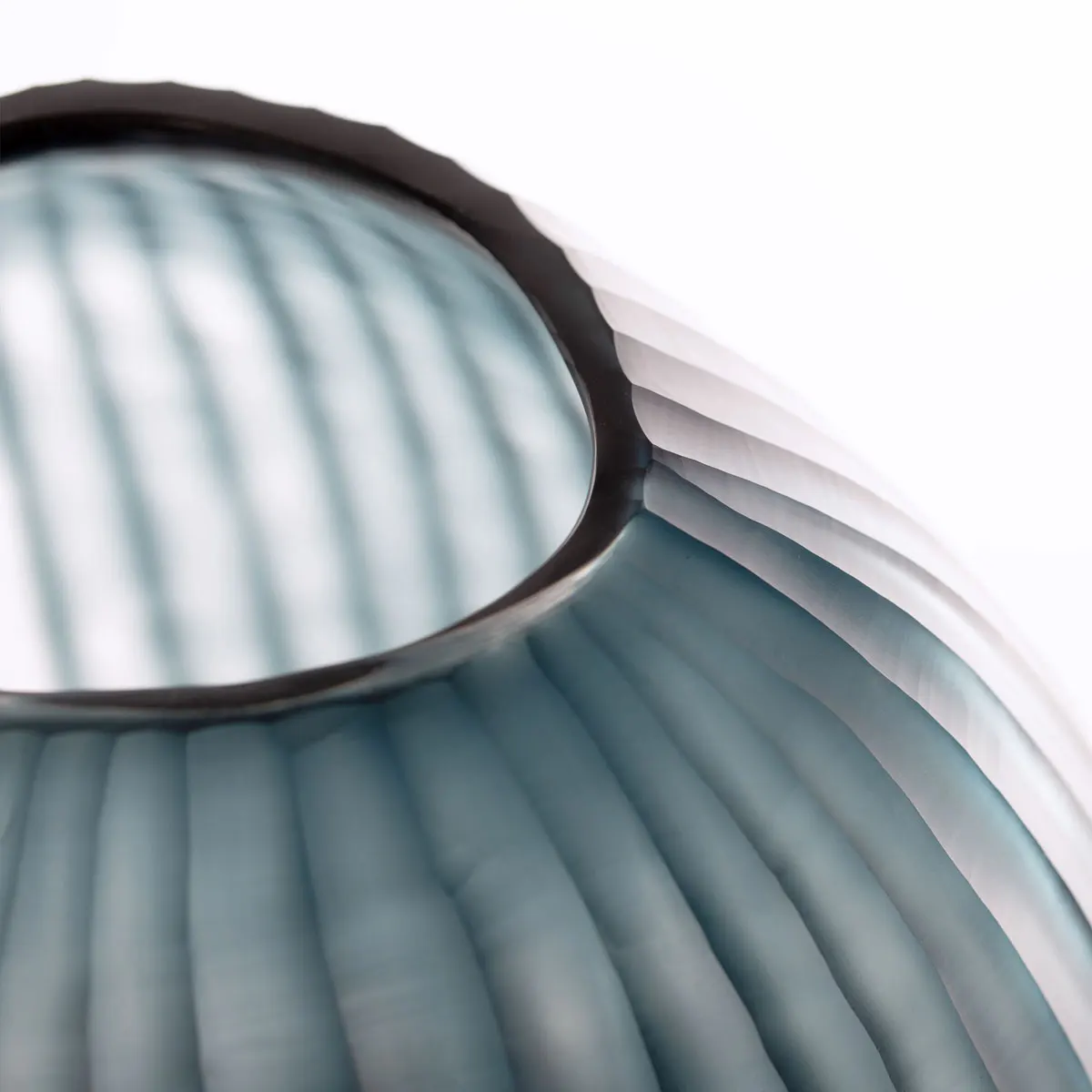 Vase Patara Long Clear Dark Indigo-3