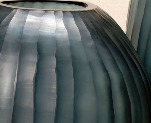 Vase Patara Long Clear Dark Indigo-2