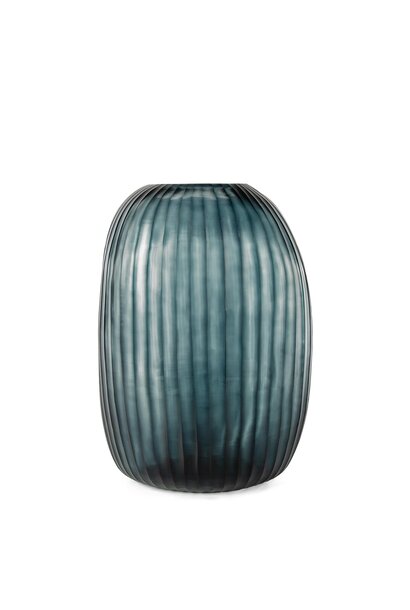 Vase Patara Tall Clear Dark Indigo