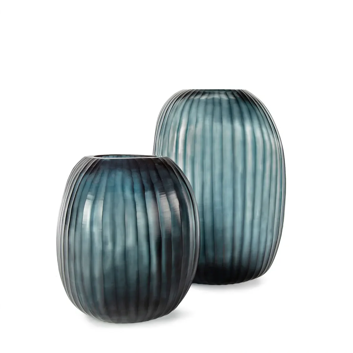 Vase Patara Long Clear Dark Indigo-5