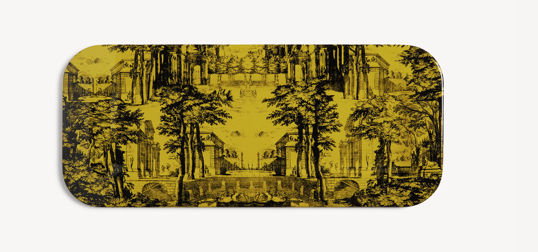 Plateau Giardino Settecentesco 25x60cm-2