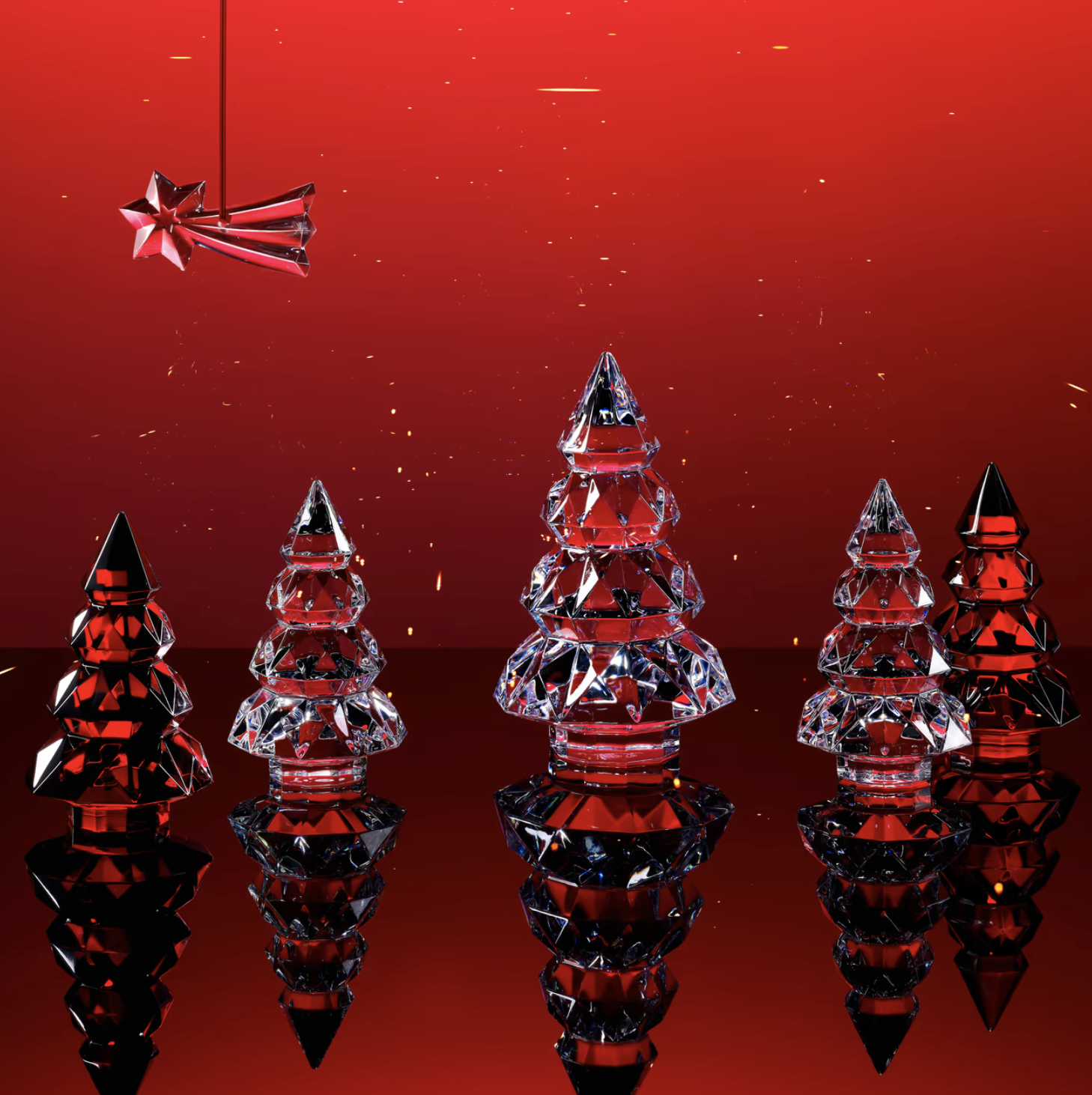 BACCARAT - Noël Louxor Tree M - Segraeti Monte-Carlo