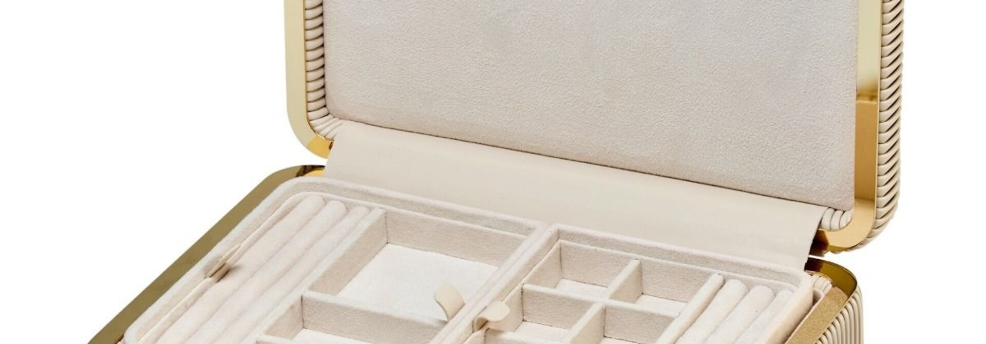 Bella Large Jewellery Box Bone