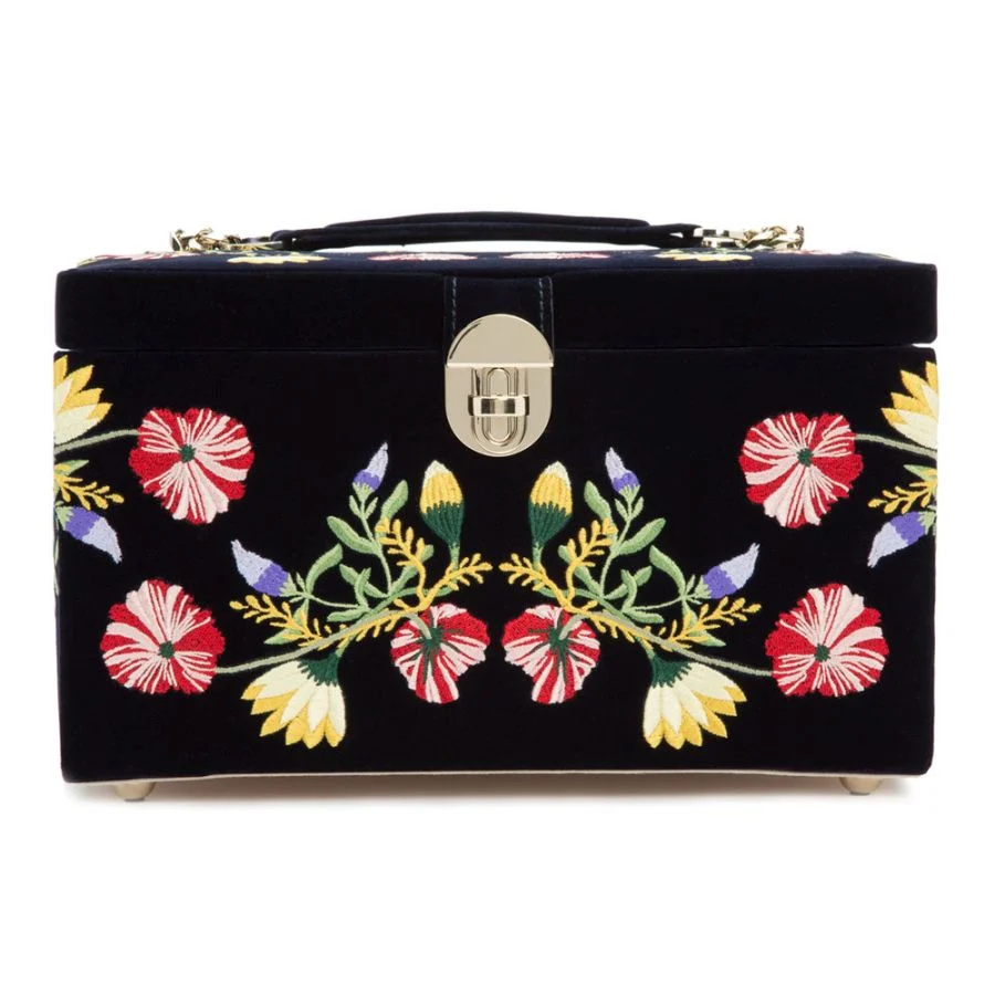 Zoe Large Jewelry Box Indigo-1