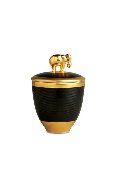 Bougie Elephant Noir