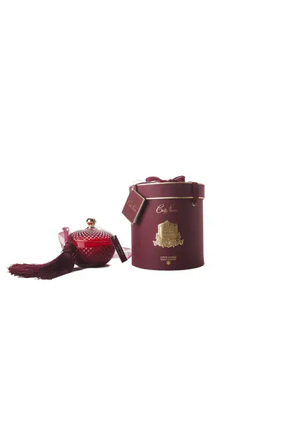 Bougie Art Deco Ronde - Rose Oud