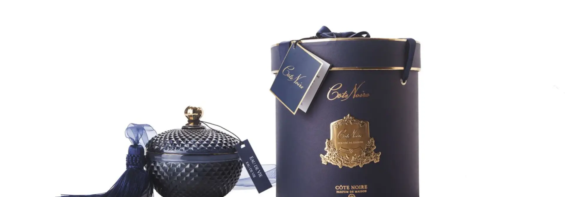 Bougie Art Deco Ronde Eau De Vie