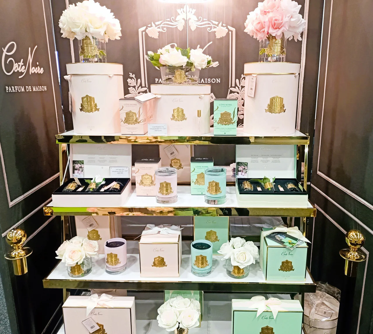 Bouquet 5 Roses Ivory Blanc-3