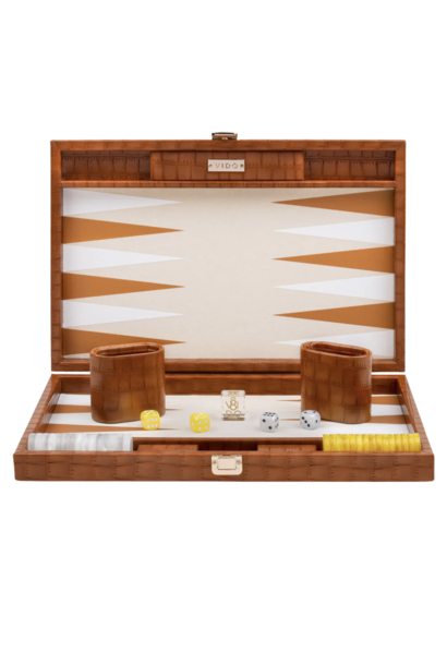 Backgammon Alligator Chestnut Medium