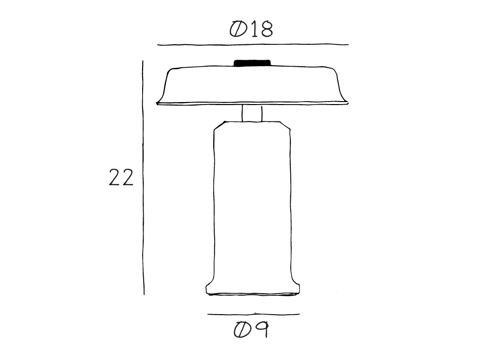 Trip N°2 Portable Lamp Burgundy & White-7