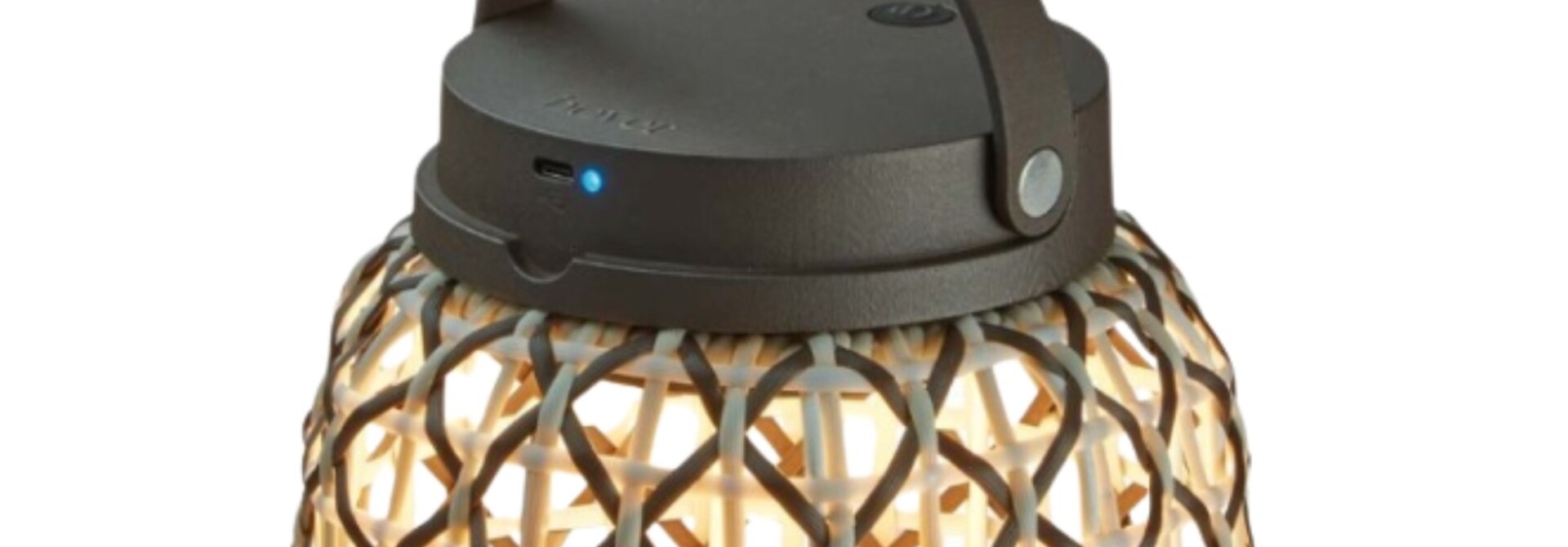 Nans M/21/R Outdoor Portable Table Lamp Brown