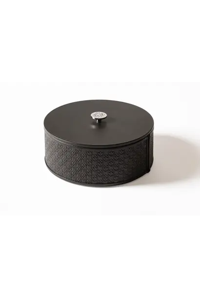 Elie Saab Premium - Boite Monogram Calfskin Ebony Large Ø20,5cm