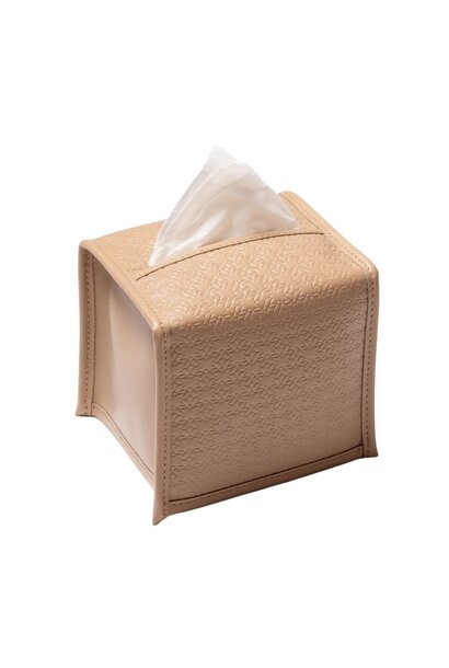 x Elie Saab Porte-Mouchoirs Carré Cuir Mouton