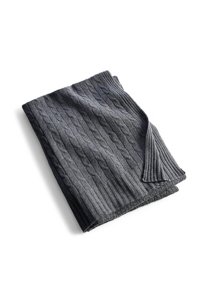 La couverture en cachemire torsadé