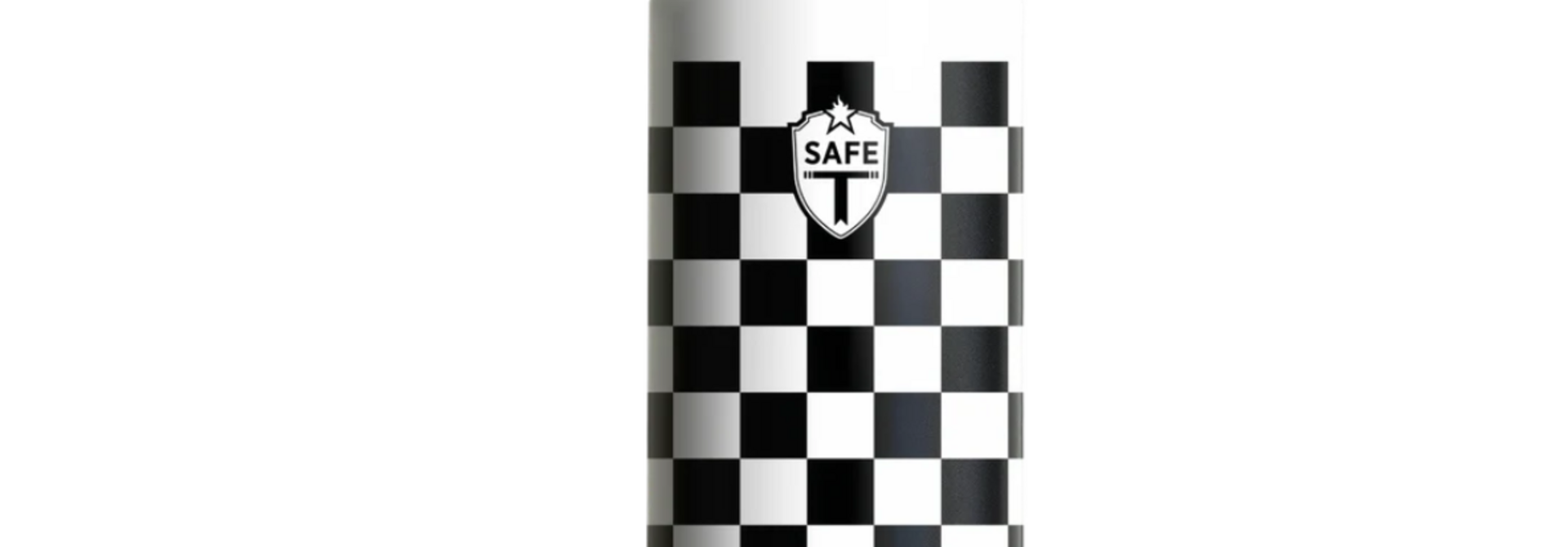 White Checkerboard Extinguisher