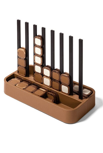 Poltrona Frau - Connect 4 en Cuir Quartz Fumé