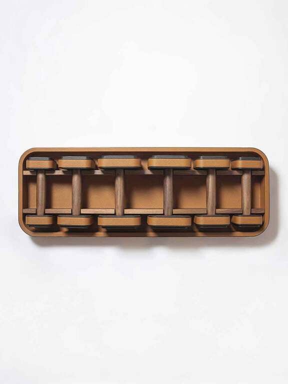 Poltrona Frau - Set de 6 Haltères en Cuir India-5