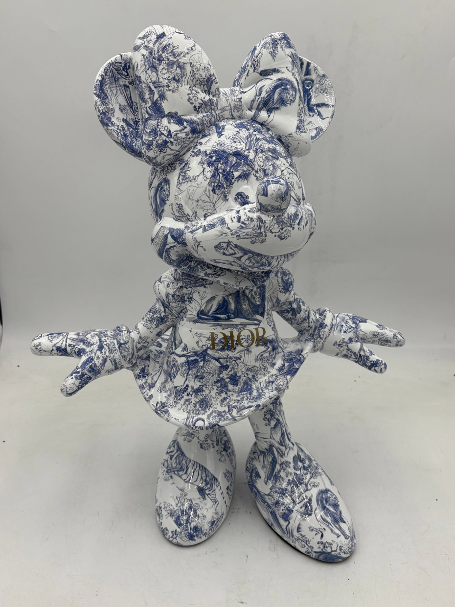 Minnie Toile de Jouy 50cm-4