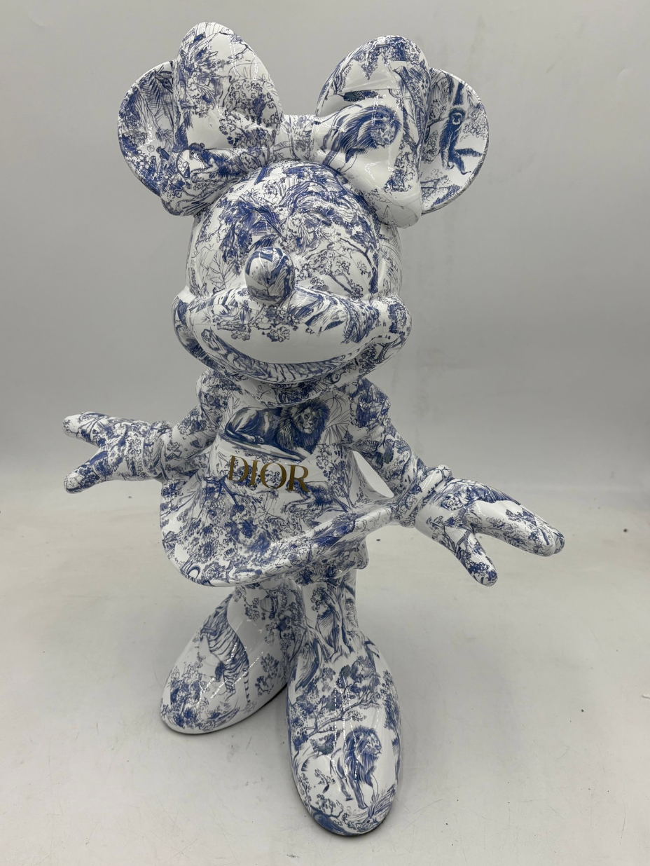 Minnie Toile de Jouy 50cm-5