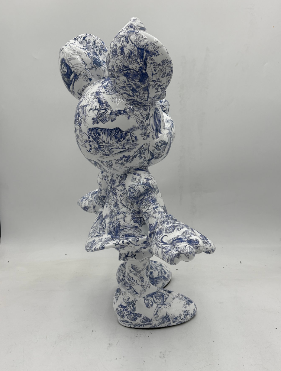 Minnie Toile de Jouy 50cm-6