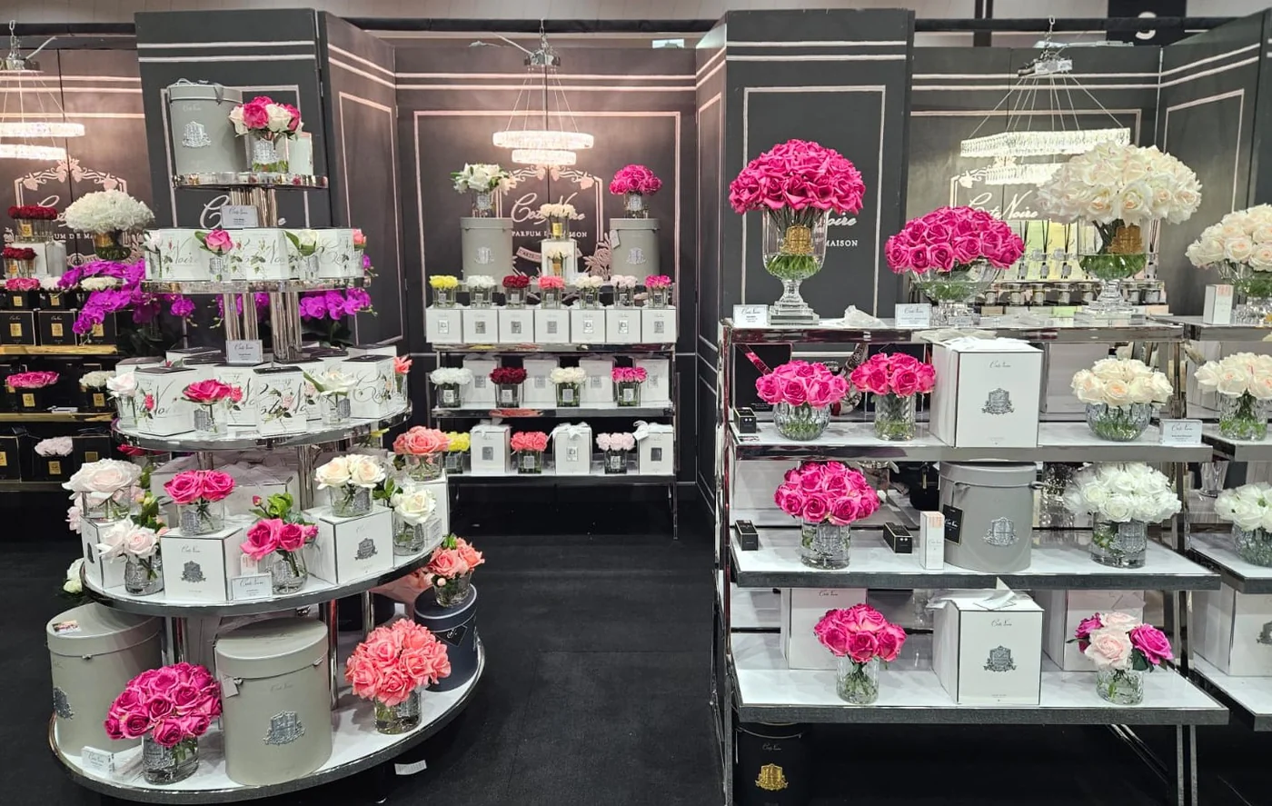 Grand Magenta Rose Bud Bouquet with Silver Badge-2