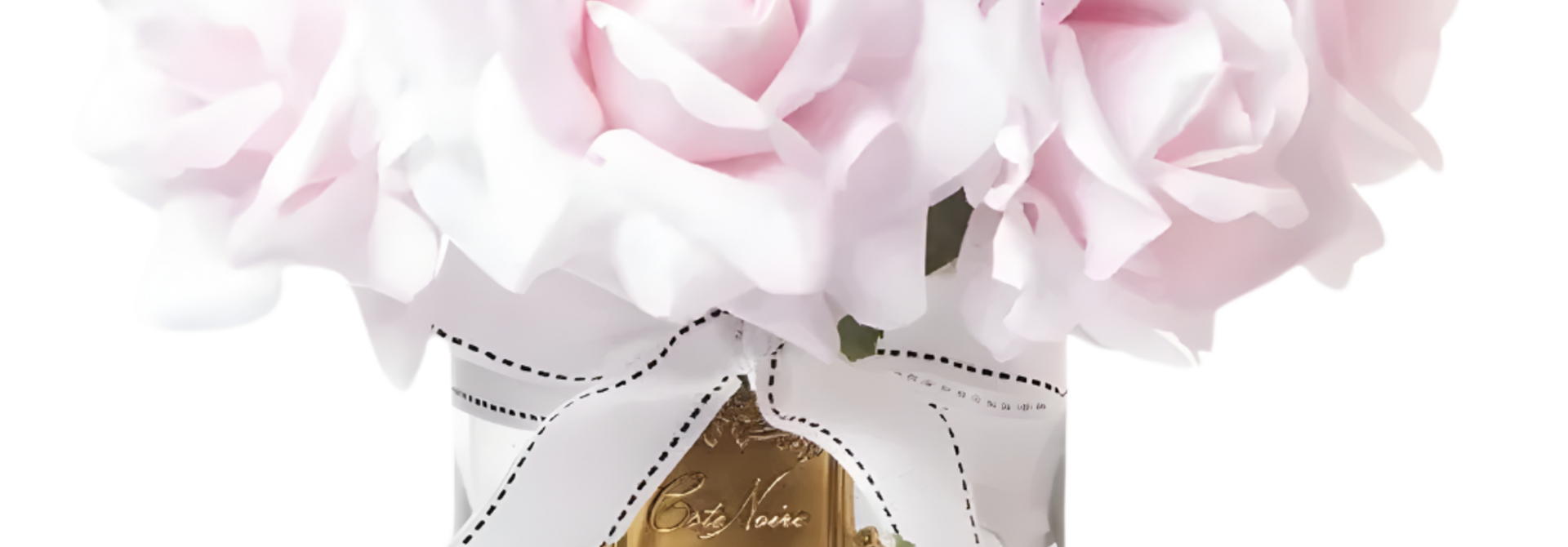 Grand Bouquet Roses French Pink Vase Clair