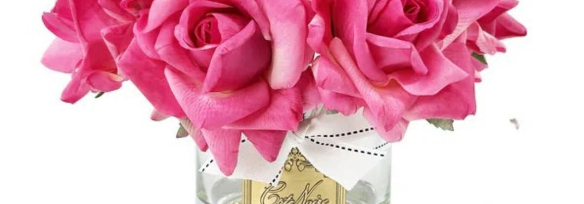 Grand Bouquet Magenta Vase Clair