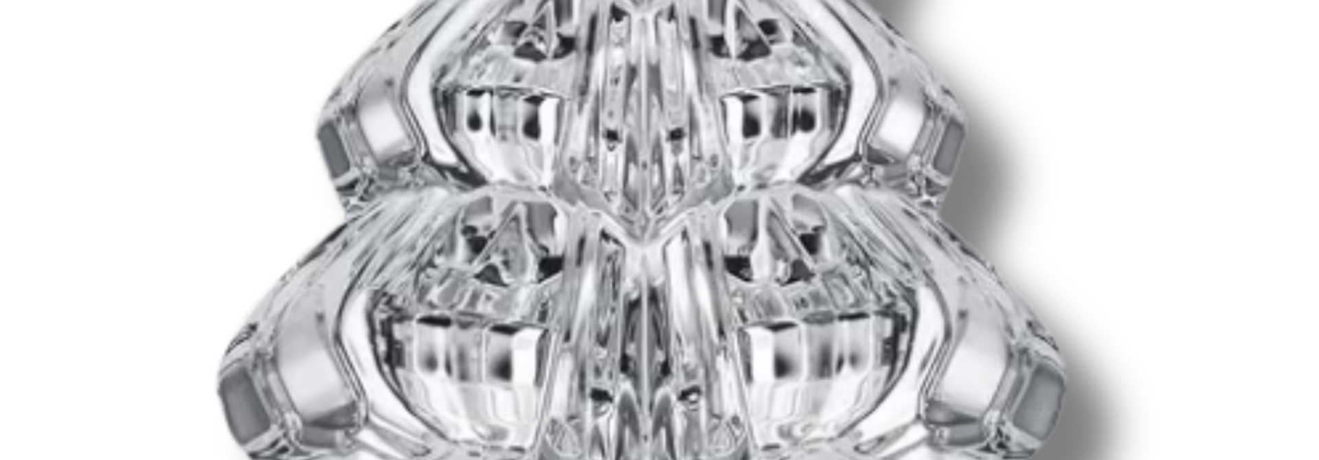 Palmette - Sapin en Cristal Clair 2025