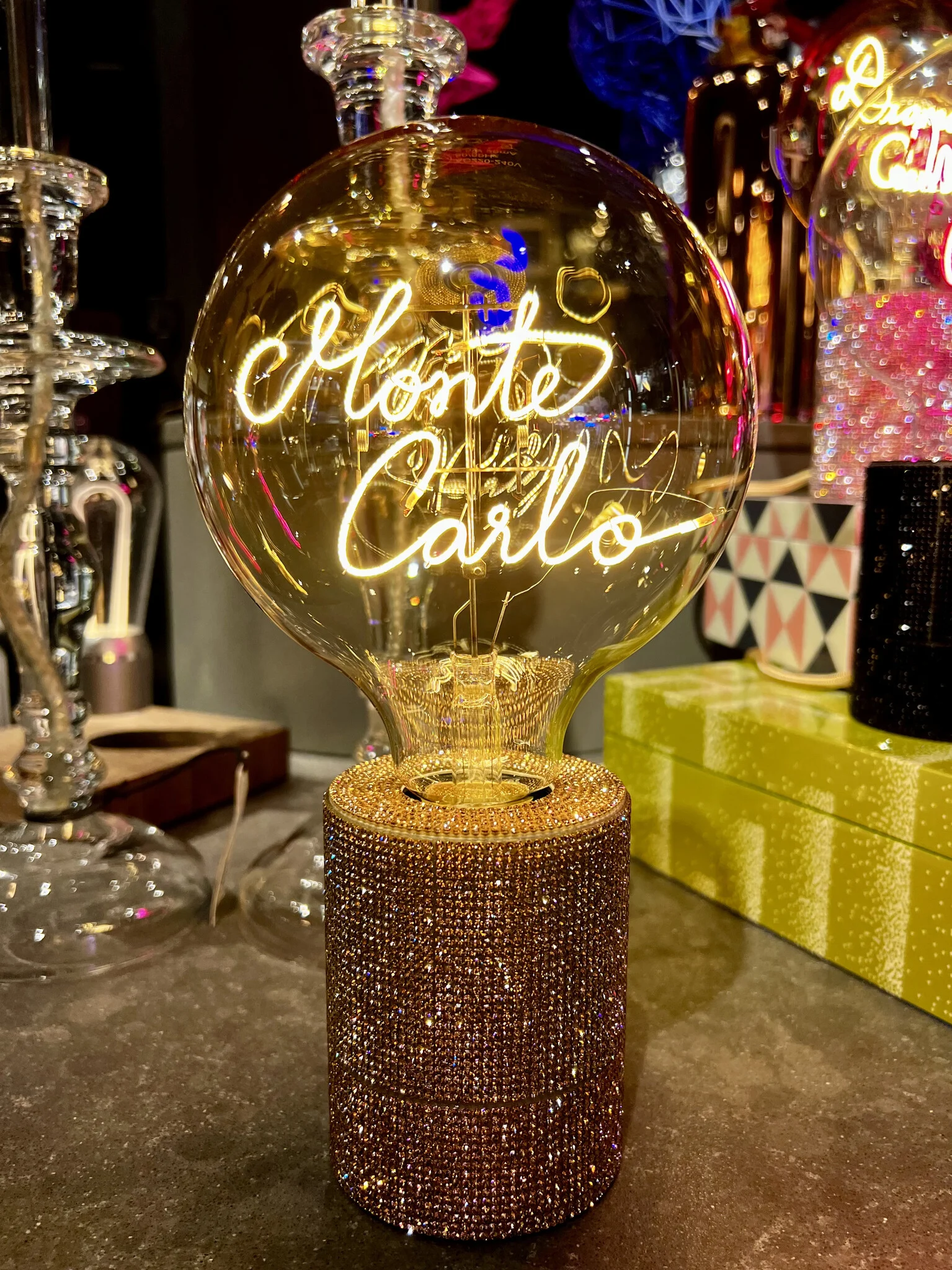 Bulb "Monte-Carlo" Yellow Wireless Base-3