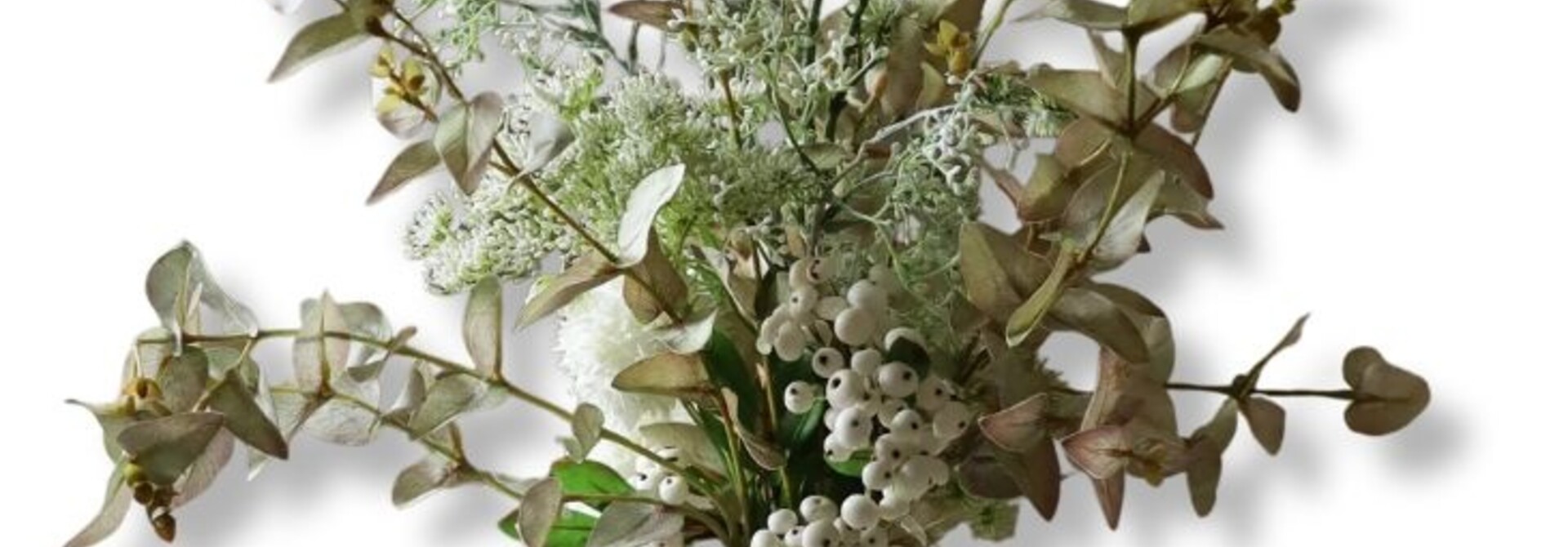 Bouquet de Fleurs Artificielles Premium Silent Frost
