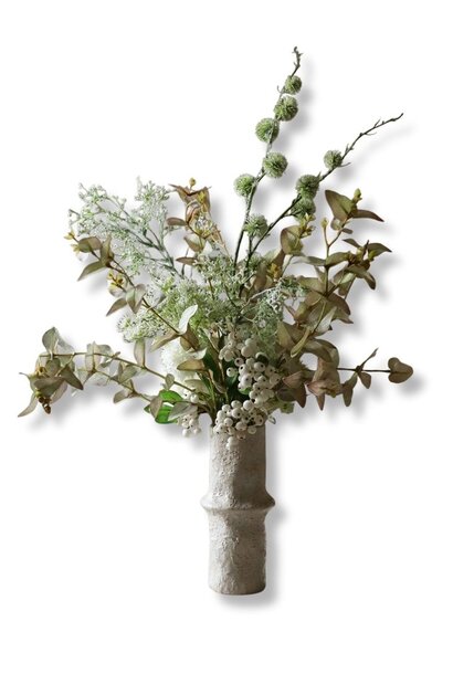 Bouquet de Fleurs Artificielles Premium Silent Frost