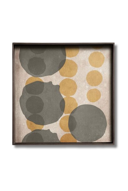 Plateau Carré Layered Dots 51cm