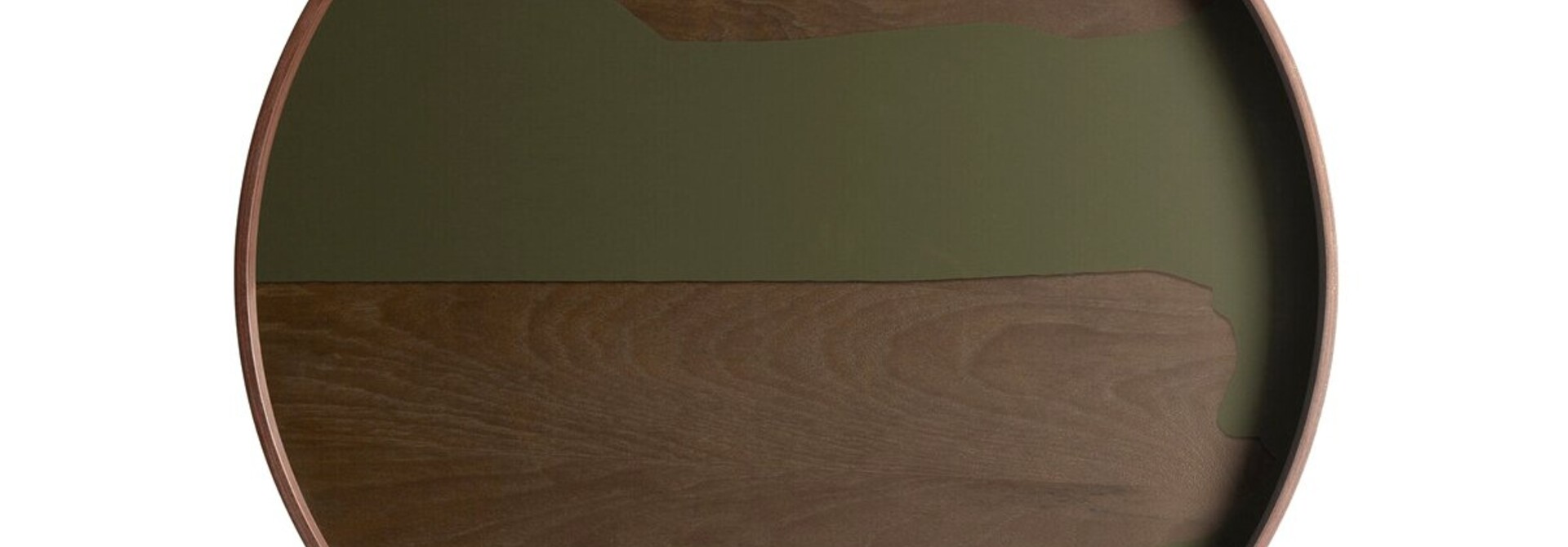 Plateau rond Second Nature  Moss L Ø61cm