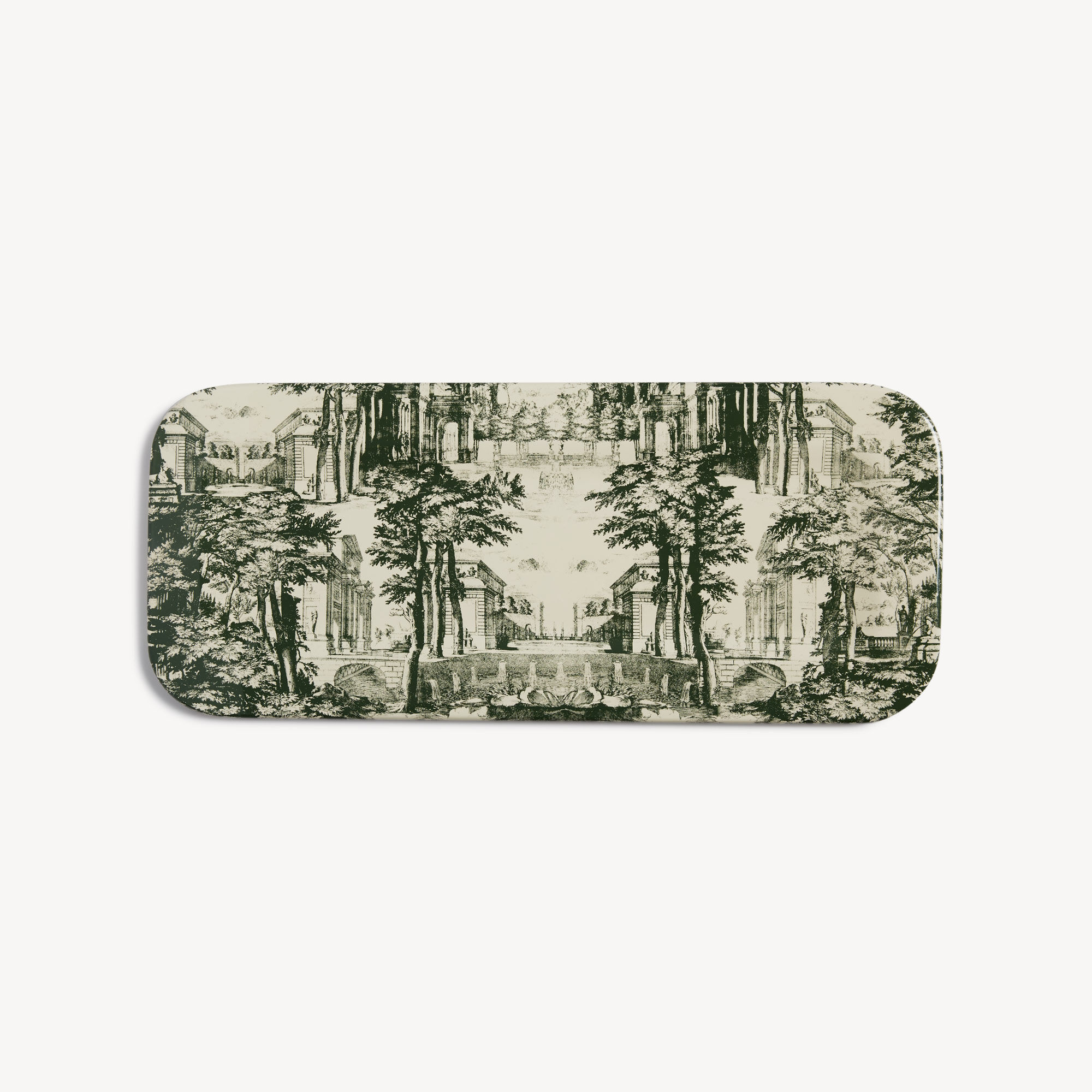 Plateau Giardino Settecentesco 25x60cm-3