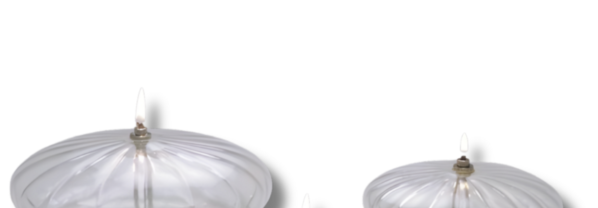 Lampe à Huile Ellipse Striée S Ø10cm