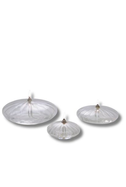 Lampe à Huile Ellipse Striée S Ø10cm