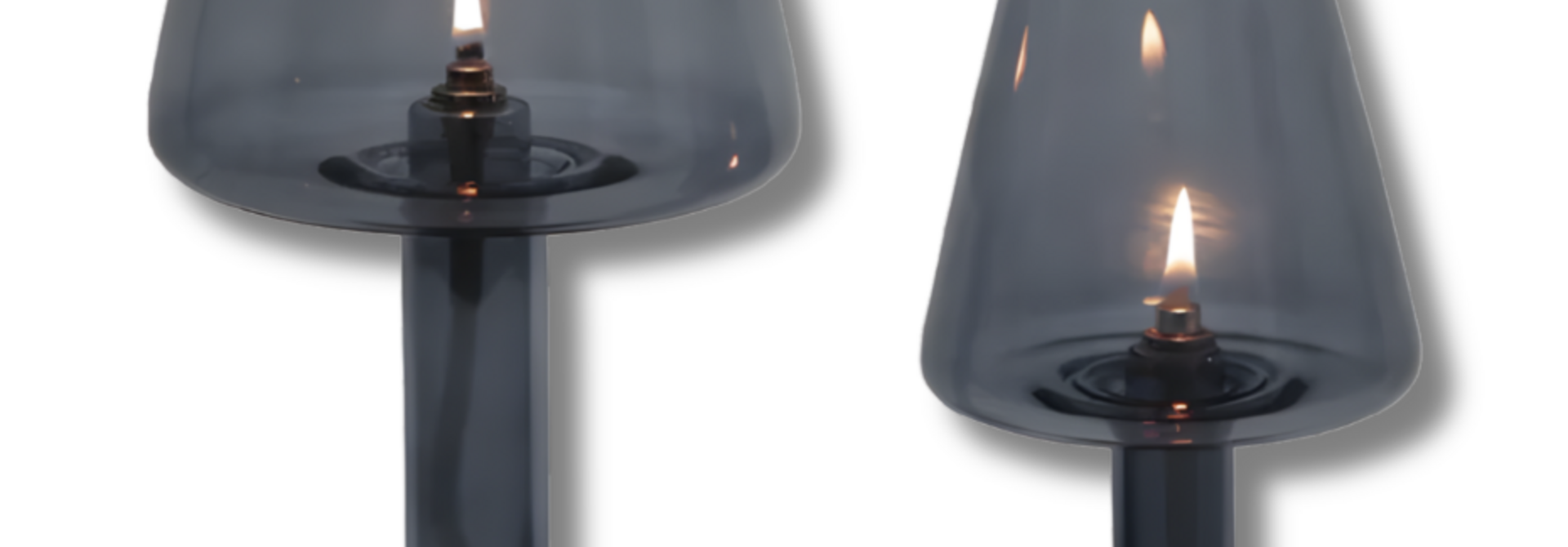 Lampe à Huile Dining Smoke M H.26cm