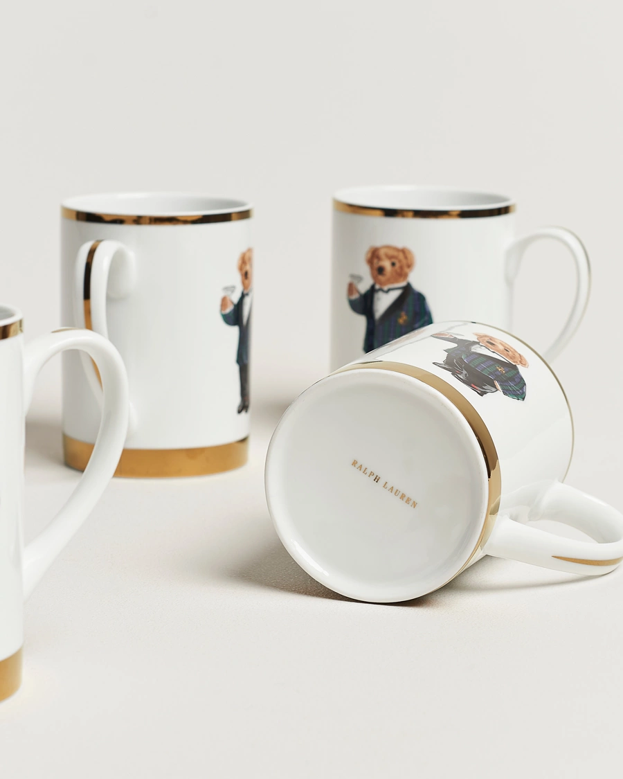 Thompson Bear Porcelain Mug Set 4pcs-4