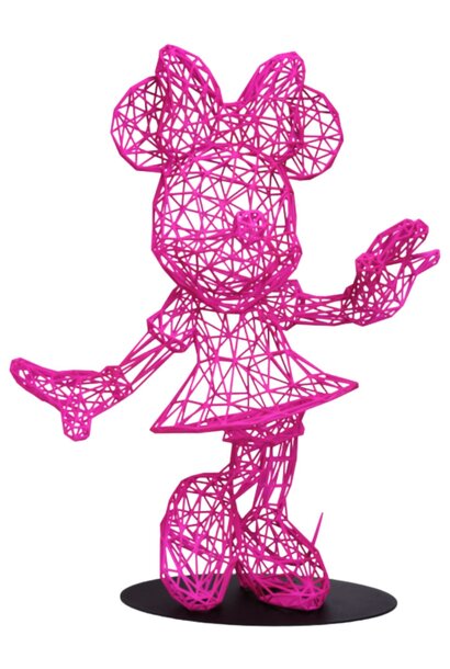 Minnie Wire By Miguel Chevalier Pink 50cm