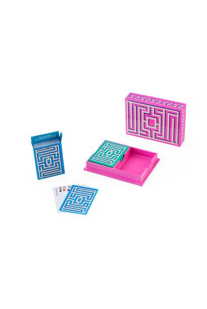 Cartes Labyrinth Laqué Néon Classical